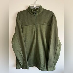 Callaway. Men’s Olive Green Quarter-Zip Pullover. Size L.